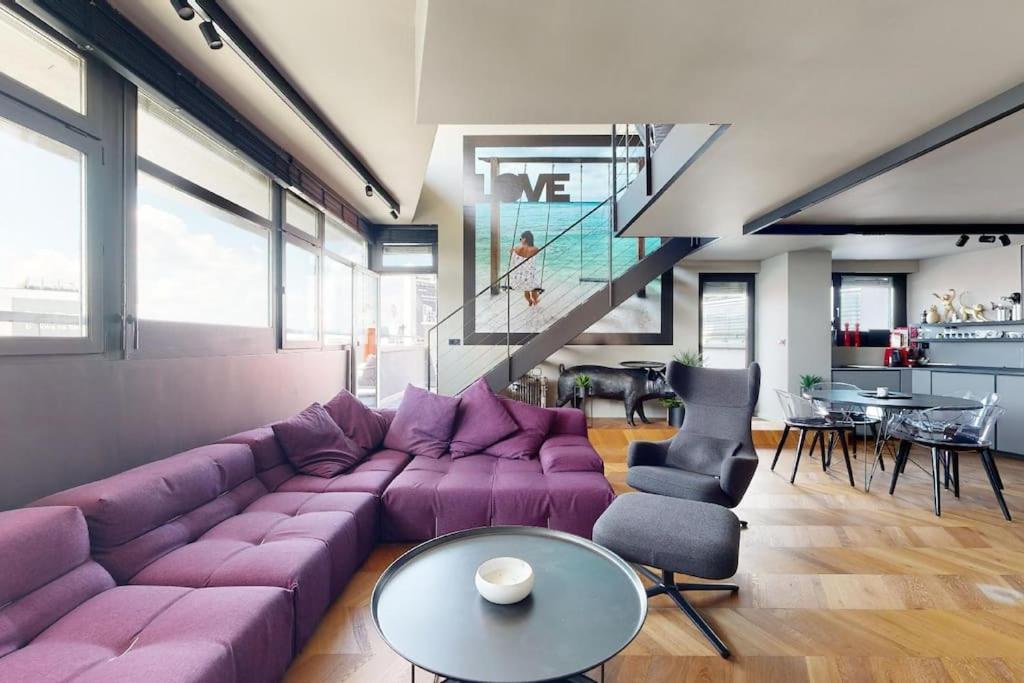 Stylovy Loft S Ohromnou Terasou Apartman Pozsony Kültér fotó